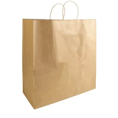 hârtie 100% reciclată, 100 g/m², pungă de cumpărături cu pliu lateral din bumbac reciclat 100 g/m²