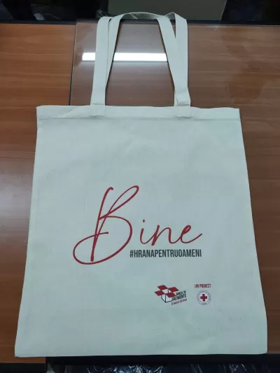 Sacose din Bumbac SBT 145 g/m² - Natur – personalizată cu logo