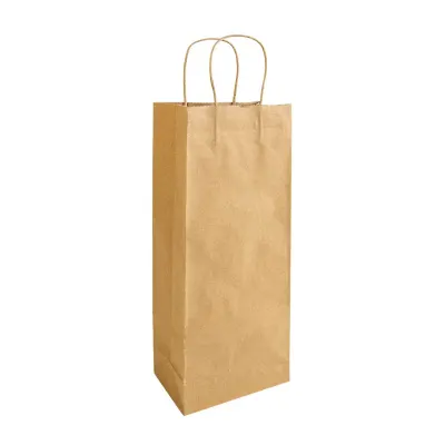hârtie 100% reciclată, 100 g/m², pungă de cumpărături cu pliu lateral din bumbac reciclat 100 g/m²