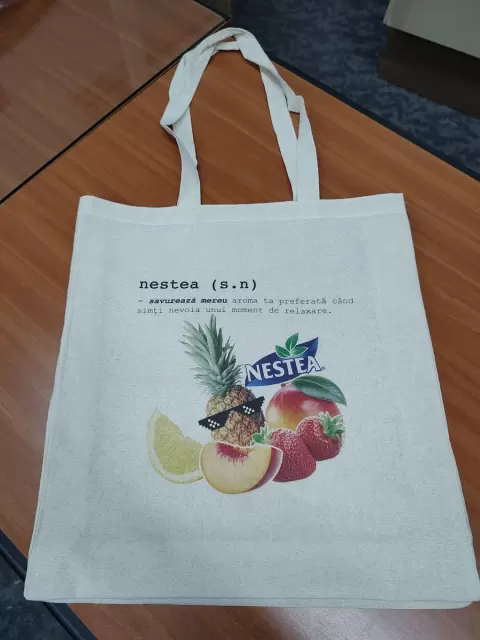 Sacose din Bumbac SBT 145 g/m² - Natur – personalizată cu logo